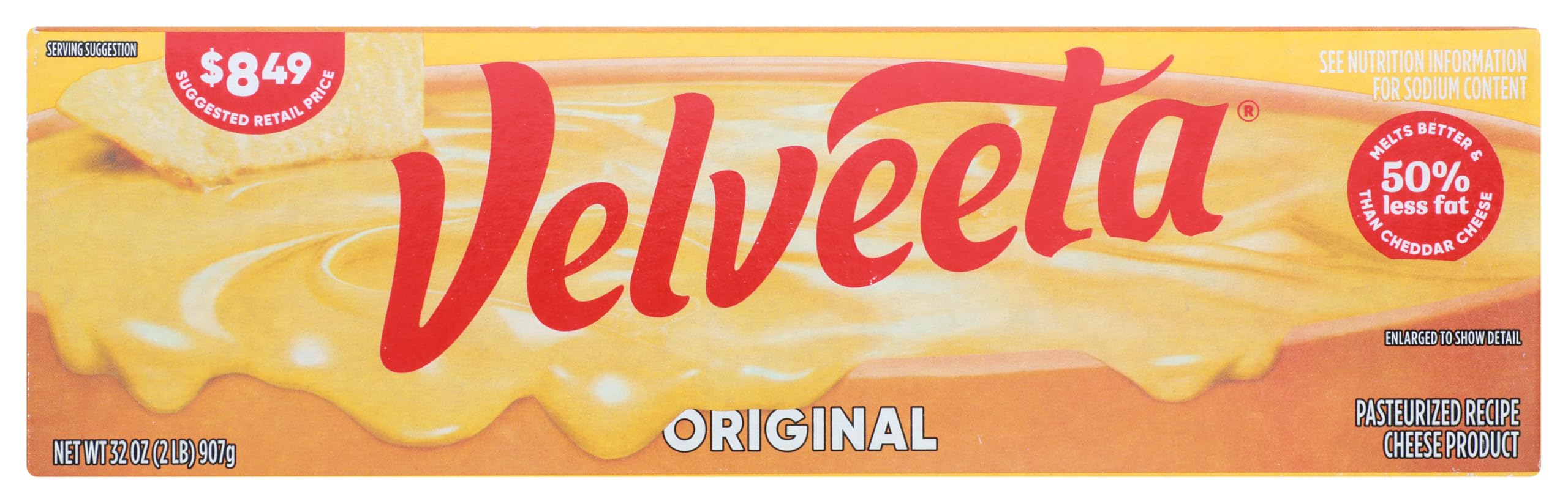 Amazon.com : Velveeta Original Pasteurized Recipe Cheese Product